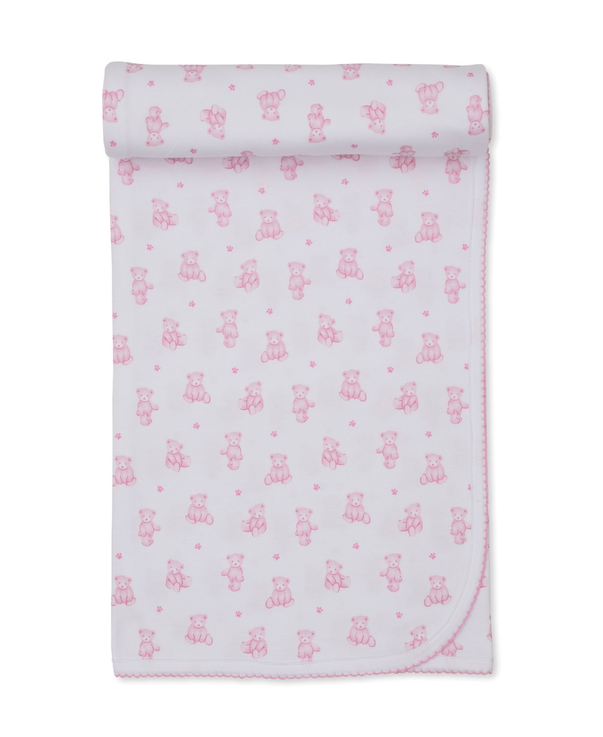 Pink Teddy Bear Time Blanket