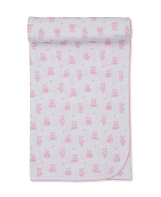 Pink Teddy Bear Time Blanket