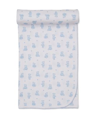 Blue Teddy Bear Time Blanket