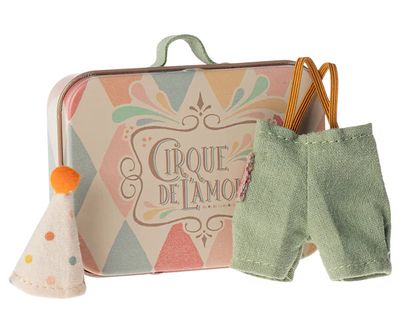 Clown Clothes in Suitcase, Little Brother