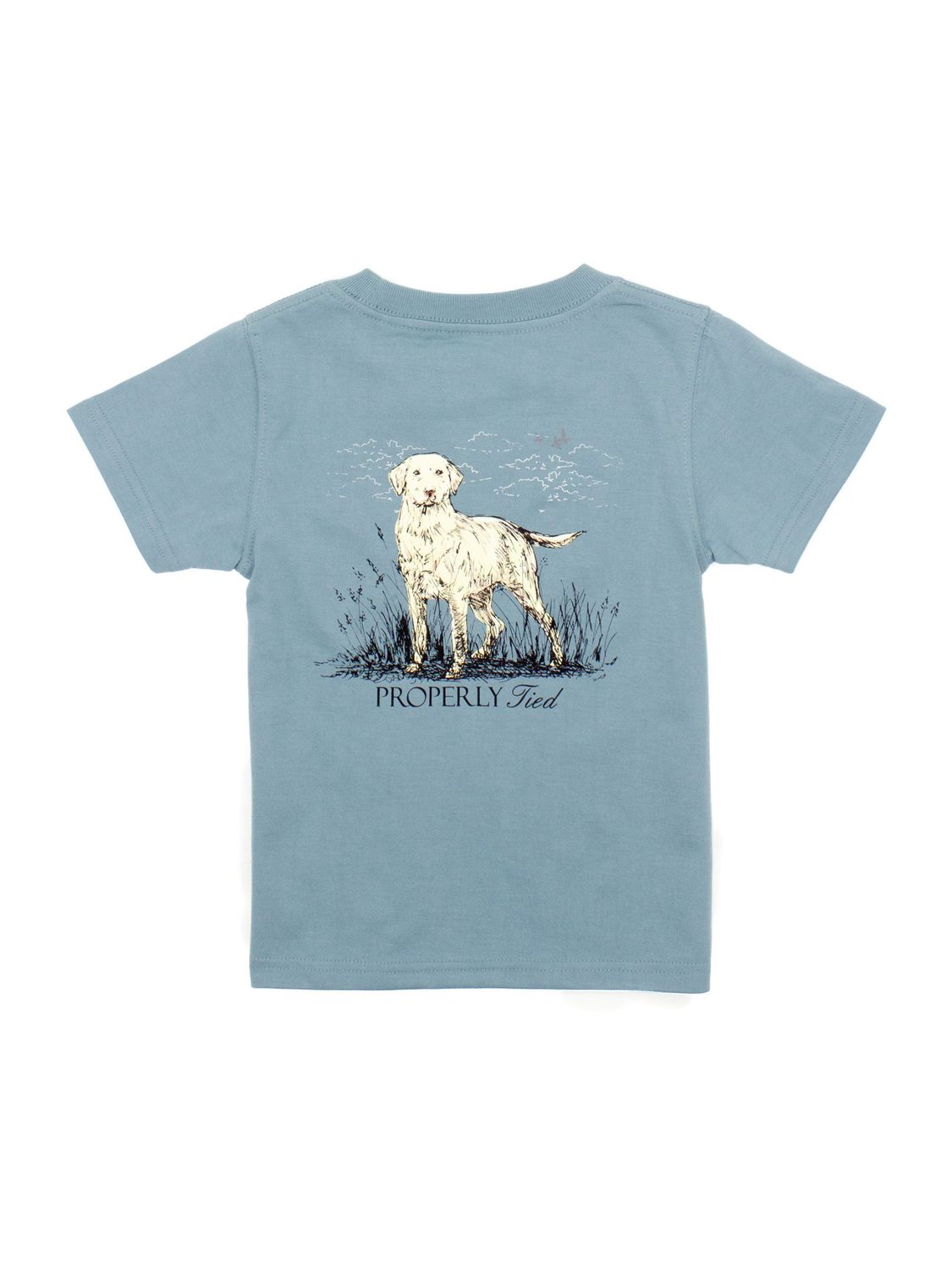 Labrador SS Steel Blue Tee