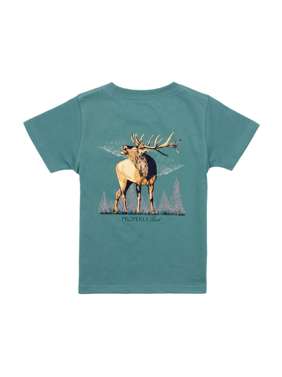 Elk SS Marine Green Tee