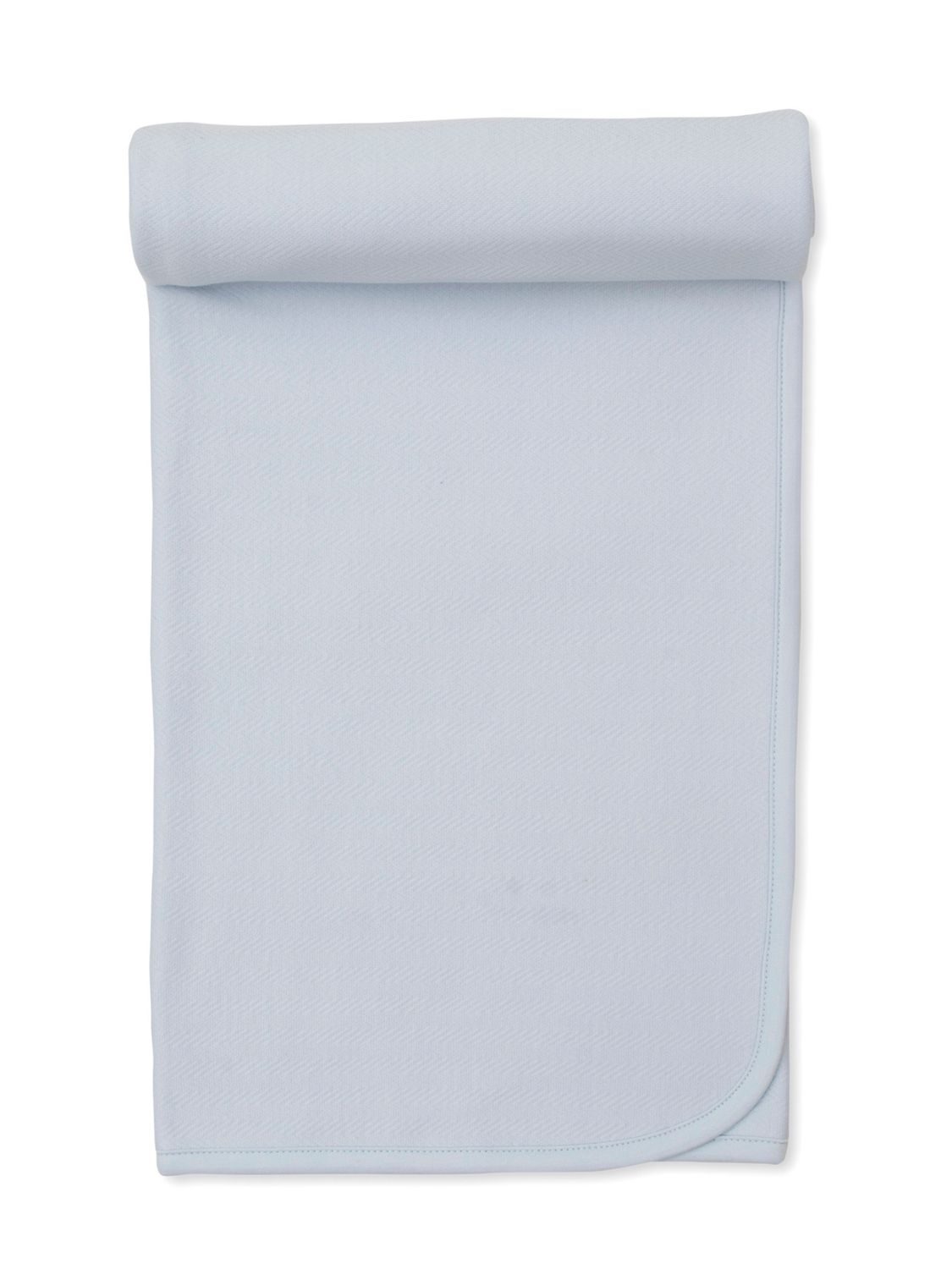 Light Blue Jacquard Blanket