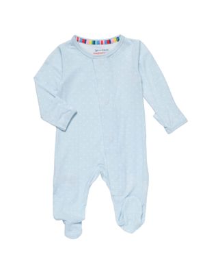 Pin Dot Blue Footie
