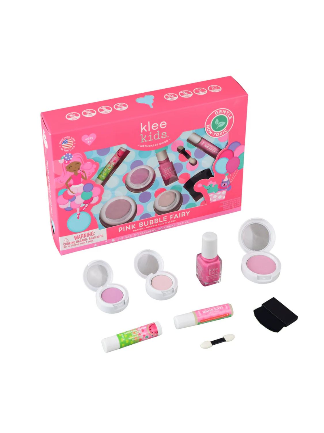 Pink Bubble Fairy - Klee Kids Deluxe Makeup Kit