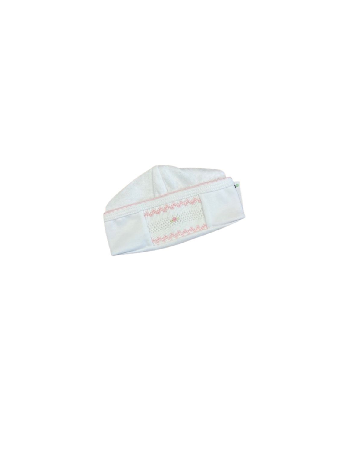 Pink Trim Jacquard Hat