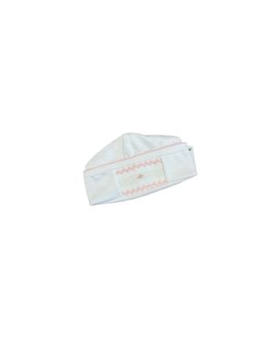 Pink Trim Jacquard Hat