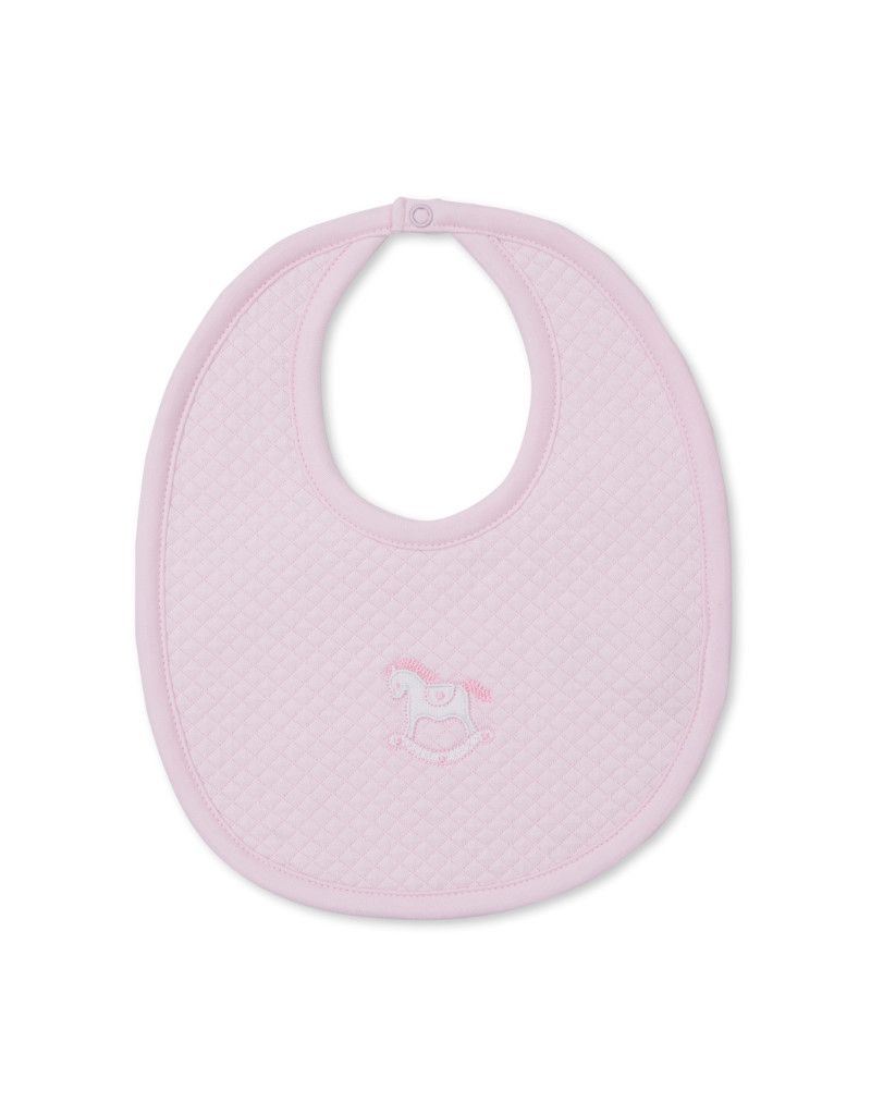 Riding Rockers Bib, Pink