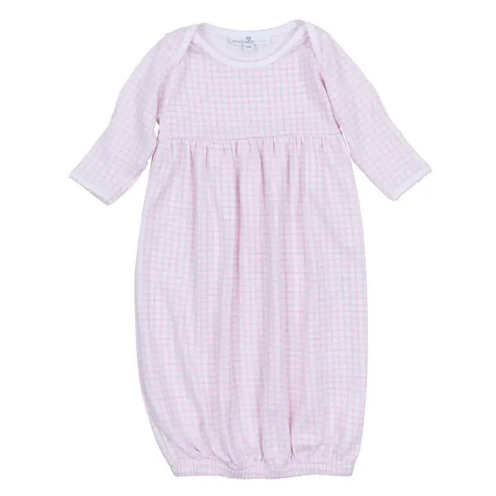 Peek-A-Boo Wishes Pink Gathered Gown