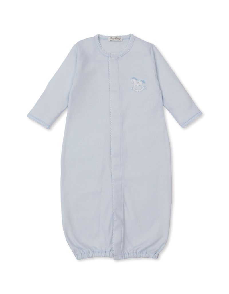 Riding Rockers Converter Gown, Light Blue NB
