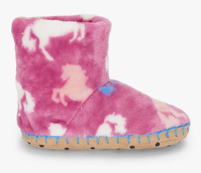 Beautiful Horses Fuzzy Fleece Slippers