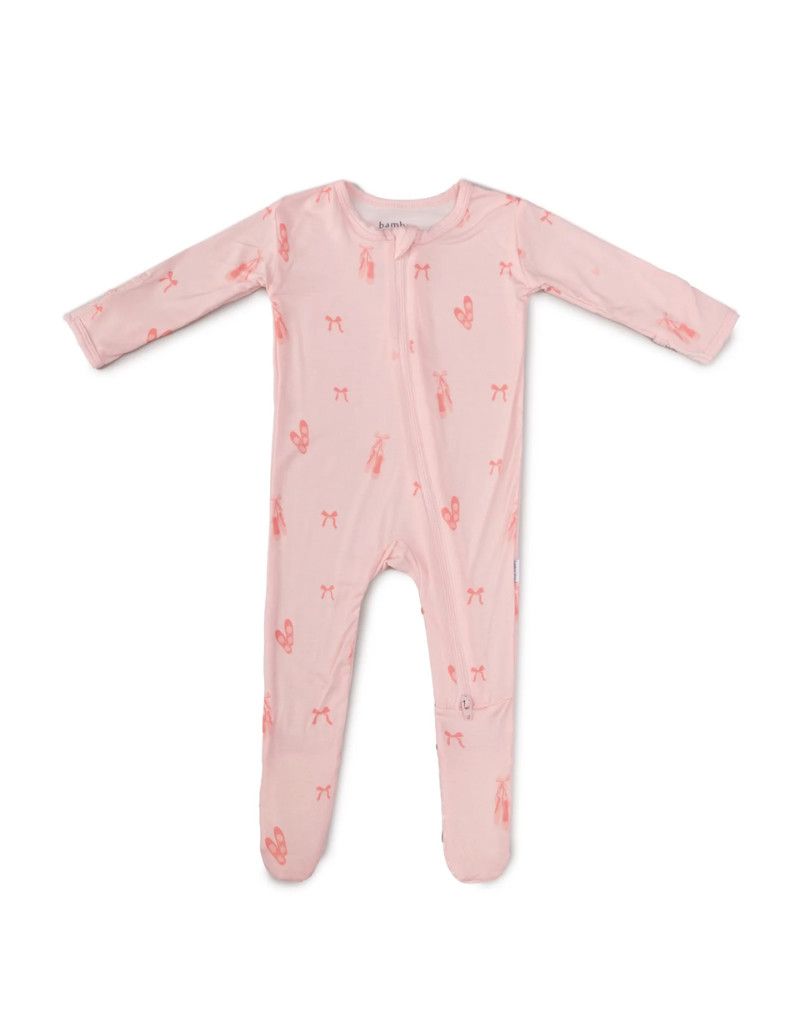 Ballerina Zipper Footie