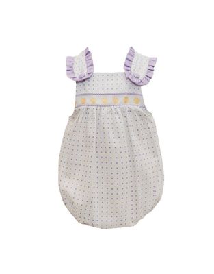 Purple/Gold Bitty Dot Tiger Paw Ribbon Bubble