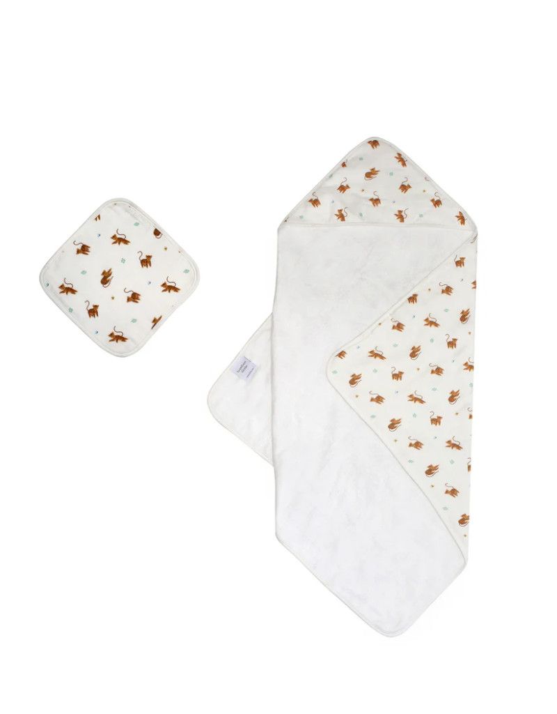 Tiger Hooded Towel Set