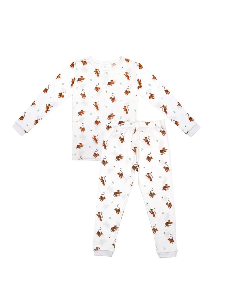 Tiger Two Piece Pajama Set