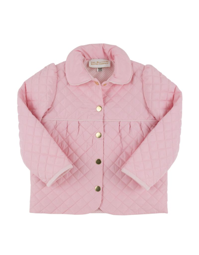 Carlyle Quitled Coat, Palm Beach Pink
