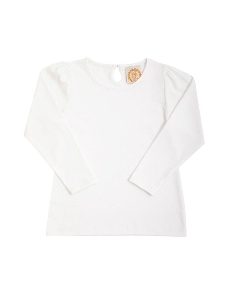 Pennys Play Shirt LS, Worth Ave White