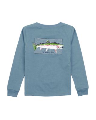 Rainbow Trout LS Steel Blue