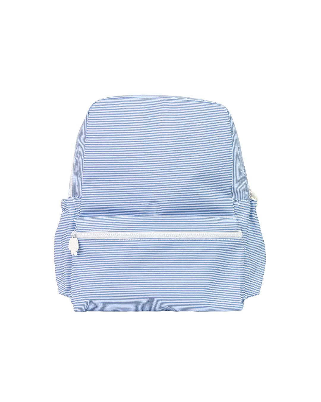 The Backpack Small, Navy Mini Stripe