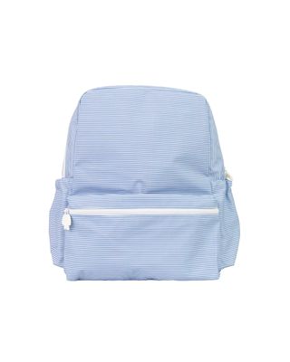The Backpack Small, Navy Mini Stripe