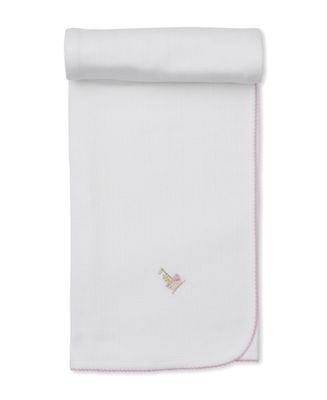 Premier Noah&#39;s Art Pink Emb Blanket