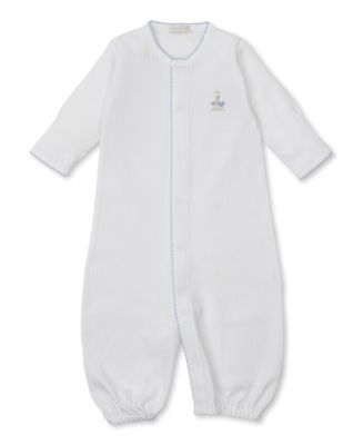 Premier Noah's Ark Blue Emb Conv Gown NB