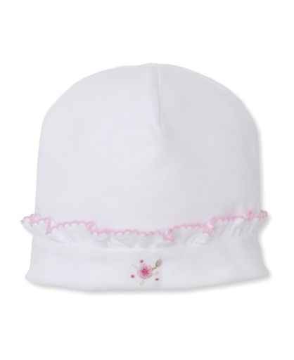 Rose Blooms Emb Hat NB
