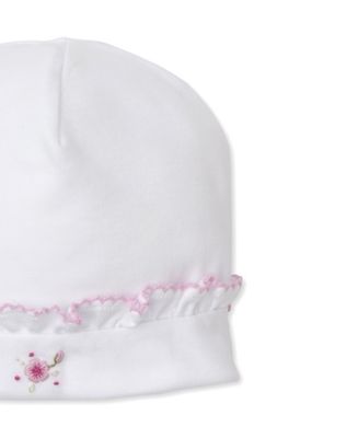 Rose Blooms Emb Hat NB