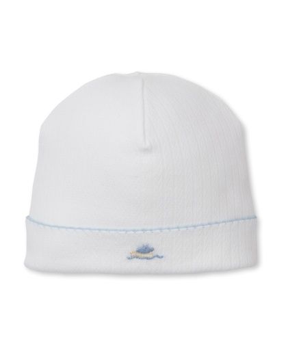 Premier Noah&#39;s Ark Emb Blue Hat NB