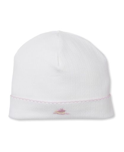 Premier Noah&#39;s Ark Emb Pink Hat NB