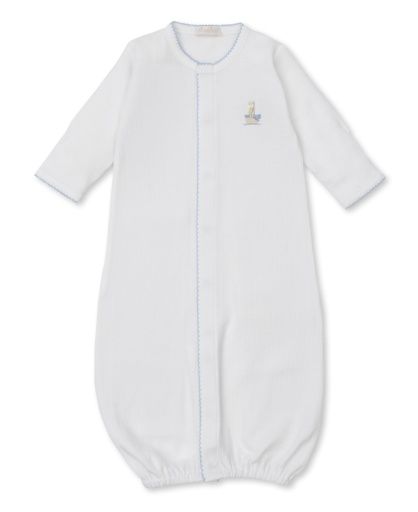 Premier Noah&#39;s Ark Blue Emb Conv Gown NB