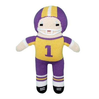 7&quot; Football Player LSU Rattle