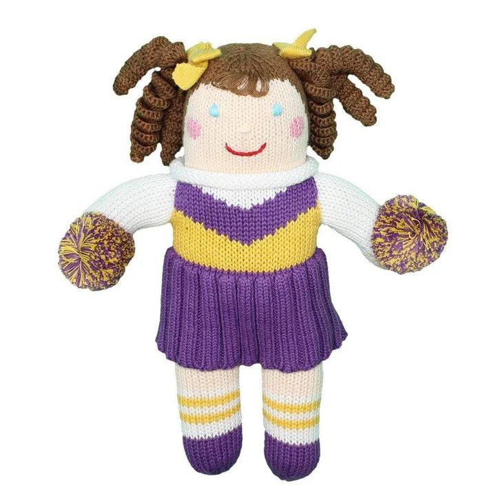 7&quot; Cheerleader Doll LSU Rattle