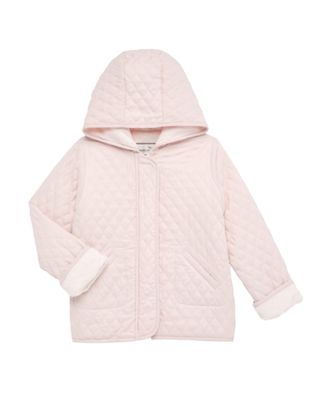 Hooded Barn Jacket - Light Pink