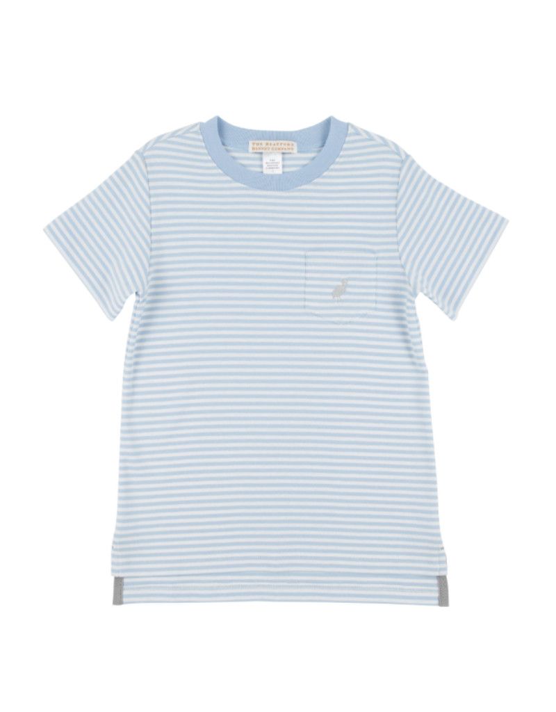 Carter Crewneck, Beale St Blue Stripe