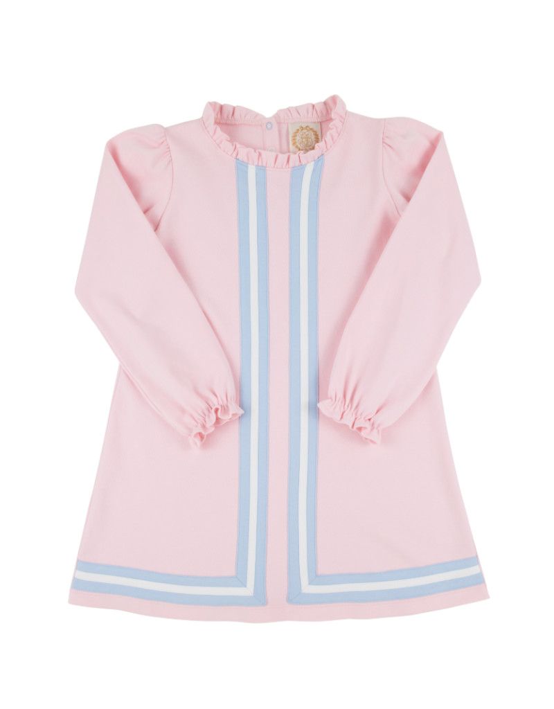 Lizzie`s Luxe Leisure Dress, Palm Beach Pink and Beale St Blue