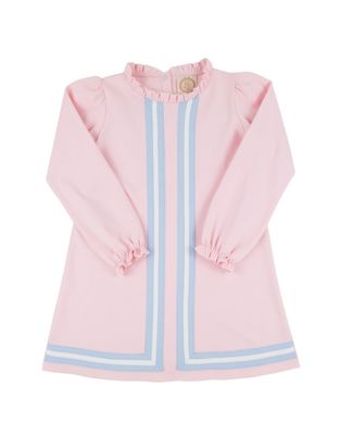 Lizzie`s Luxe Leisure Dress, Palm Beach Pink and Beale St Blue