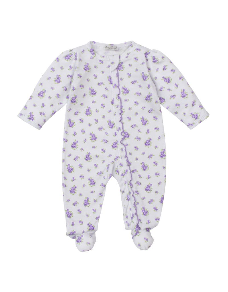 Roses and Blooms PRT Zipper Footie