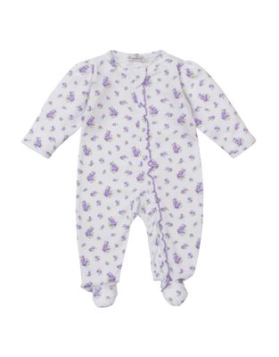 Roses and Blooms PRT Zipper Footie