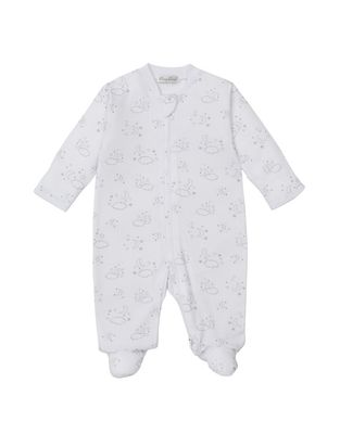 Cheerful Goodnight Zipper Footie