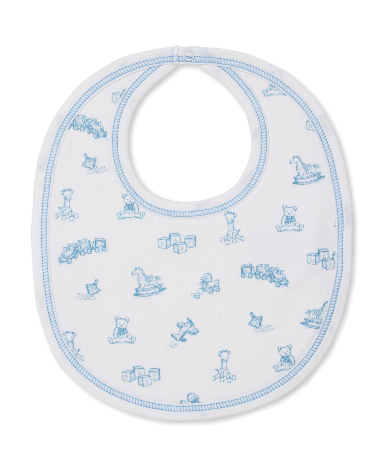 Vintage Toys Bib, Blue