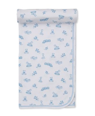 Vintage Toys Blanket, Blue