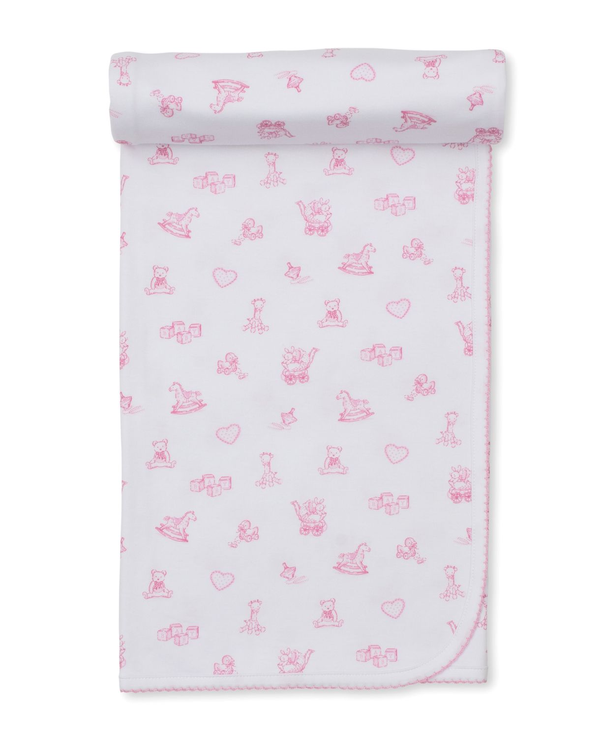 Vintage Toys Blanket, Pink