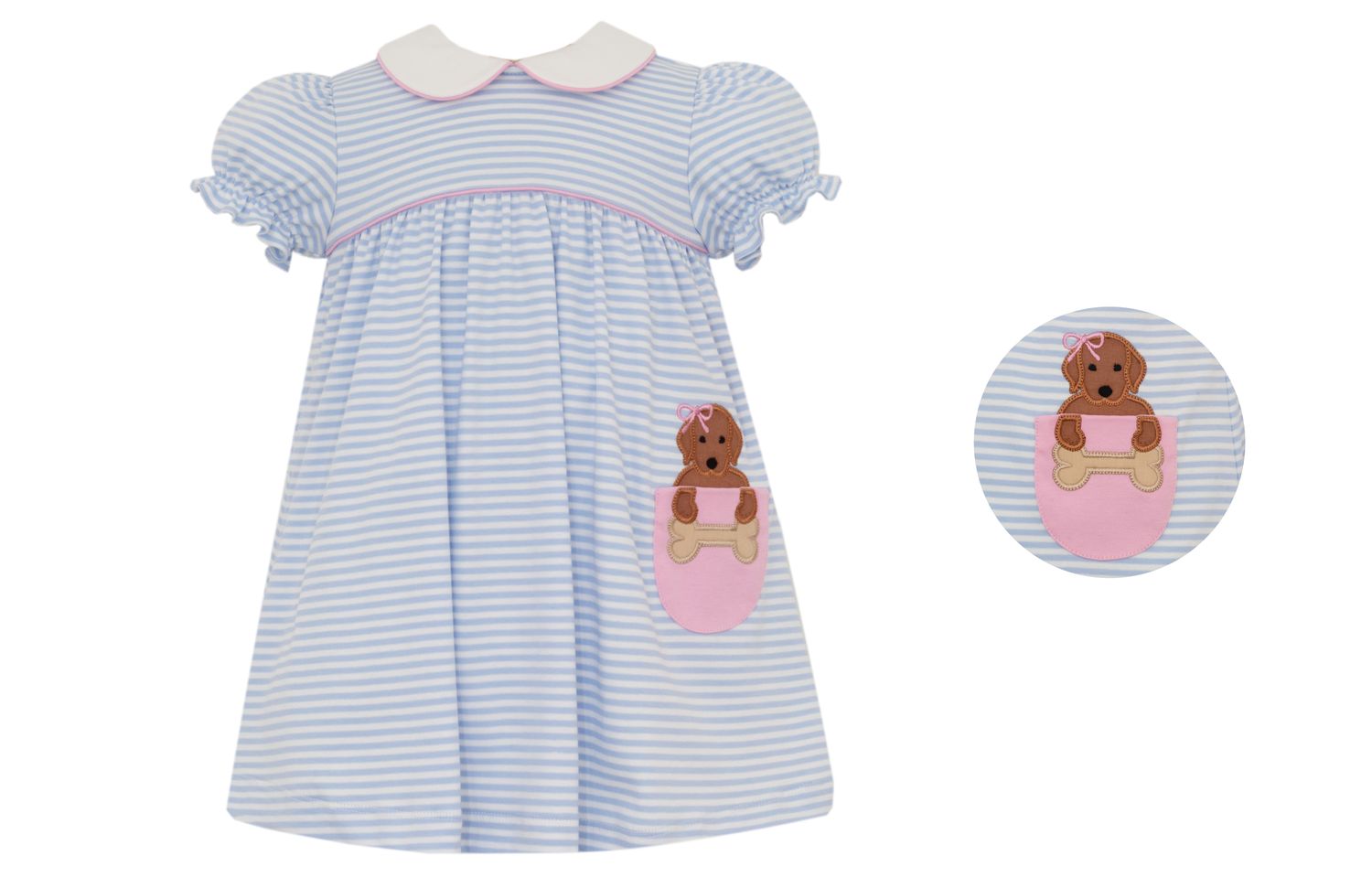 Labs Blue Stripe Knit Float Dress