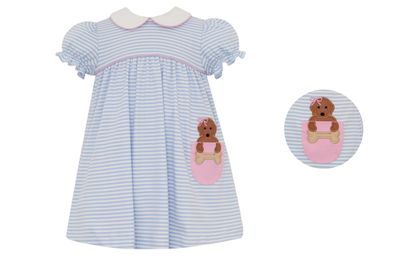 Labs Blue Stripe Knit Float Dress