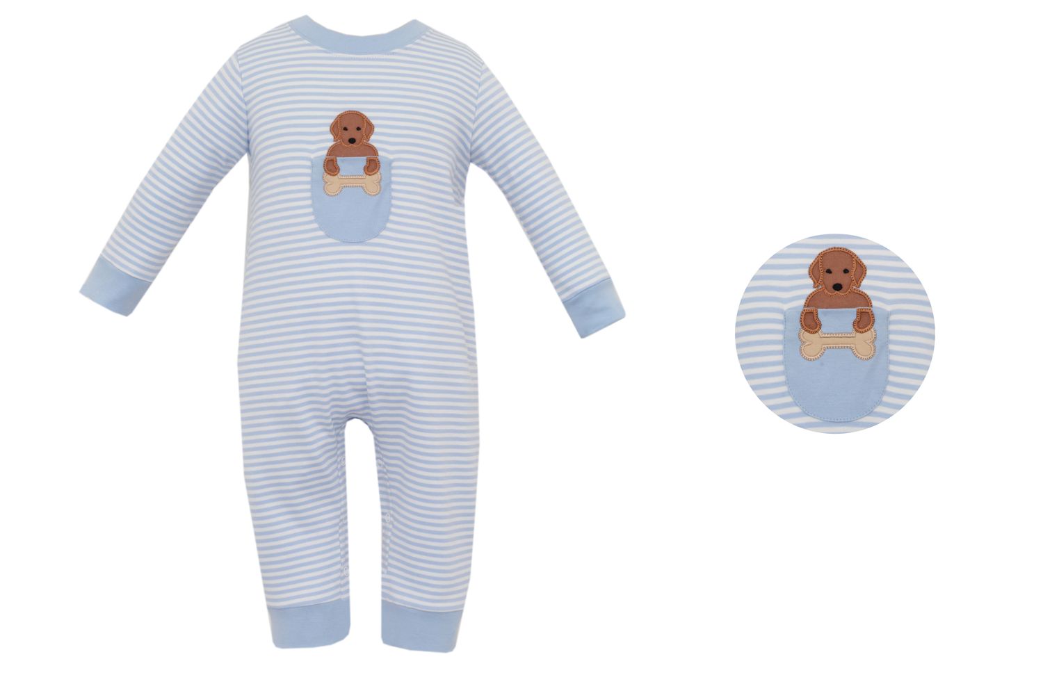 Labs Blue Knit Romper