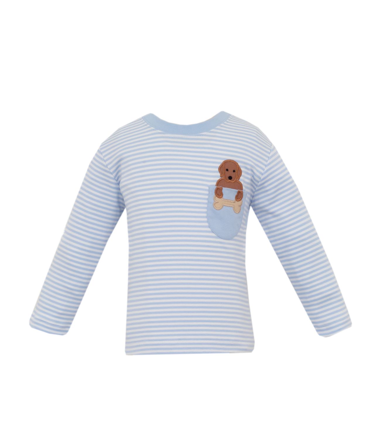 Labs Blue Knit Stripe Tshirt
