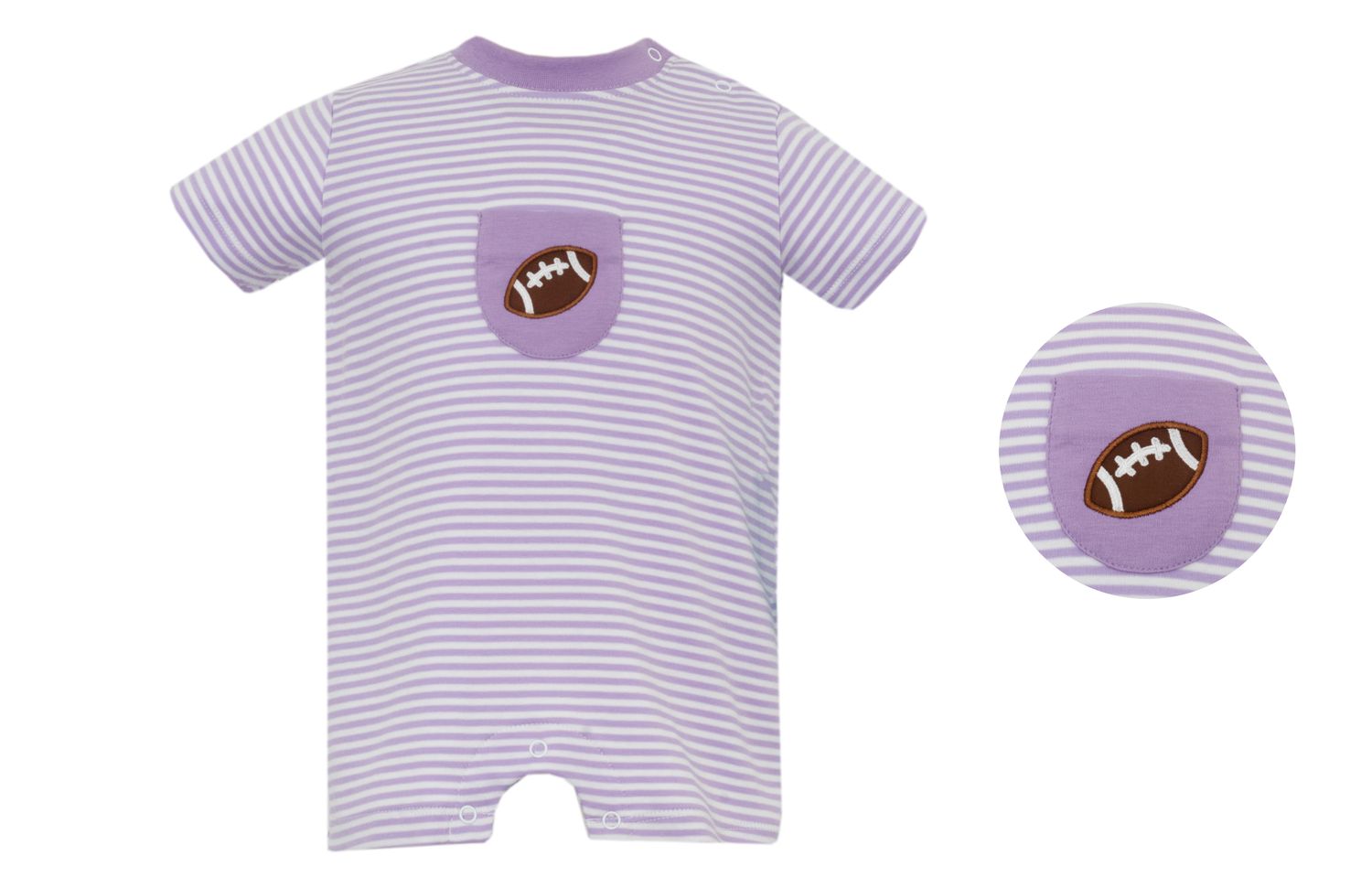 Football Applique Romper