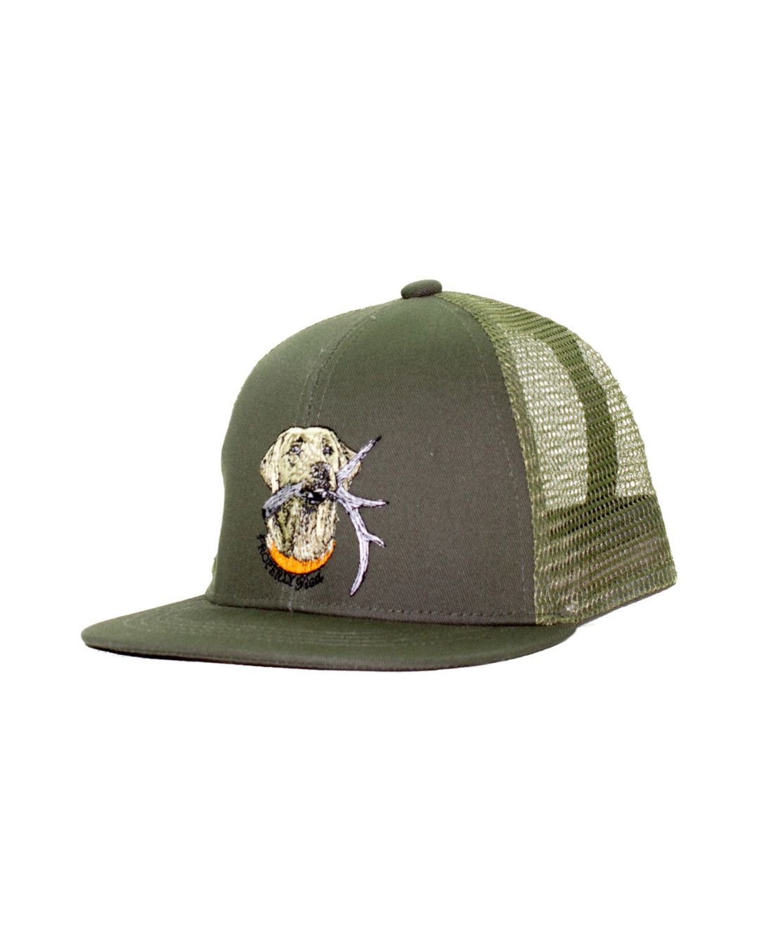 Boys Trucker Hat Antler Lab