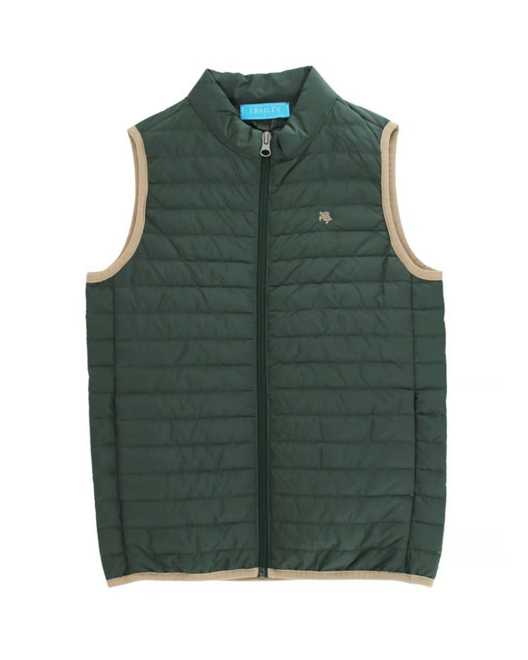 Quilted Vest, Forest